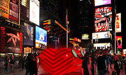 Stereotank’s HEARTBEAT wins 2015 Times Square Valentine Heart Design