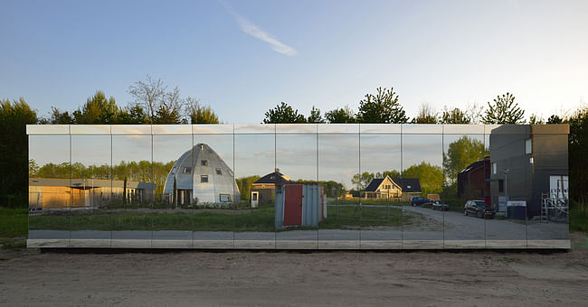 Mirror House in Almere-Stad, the Netherlands by Johan Selbing Architecture in collaboration with Anouk Vogel