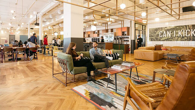 Example of a co-working space from WeWork