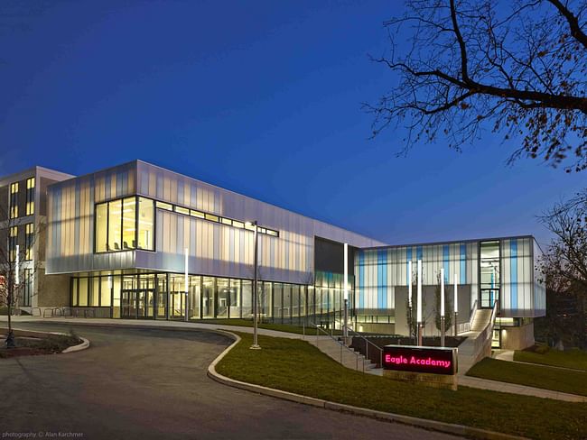 Eagle Academy Charter School by Shinberg.Levinas Architectural Design. Photo © Alan Karchmer