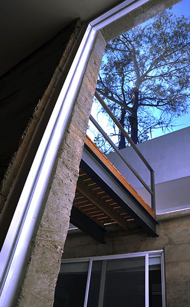 Patio and bridge view