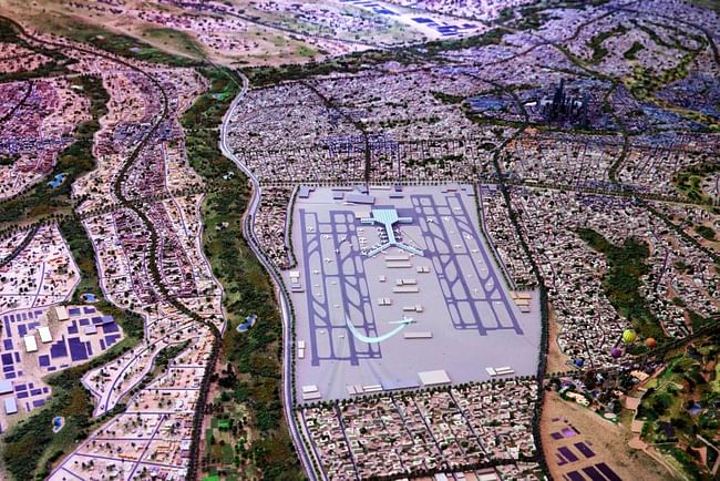 A model of Egypt's collosally ambitious 'New Capital' project. (Image via spiegel.de)
