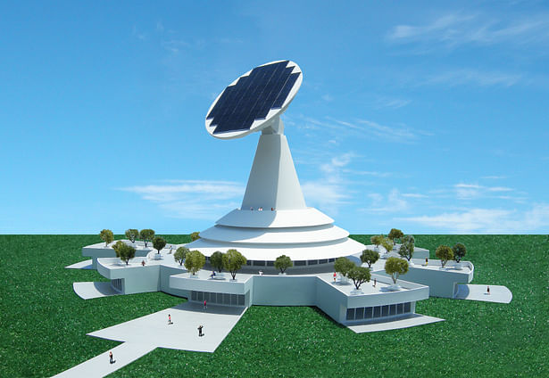 The Solar Science Center, powered by the sun.