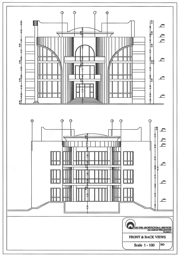 Main & Back Elevations