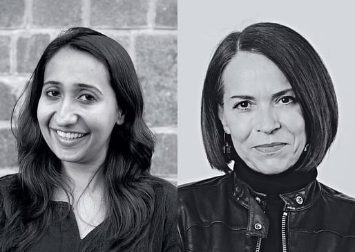 (L-R) Swati Janu, winner of the Moira Gemmill Prize for Emerging Architecture, and Fiona Monkman, recipient of the MJ Long Prize for Excellence in Practice. Images courtesy of The Architectural Review and The Architect's Journal 