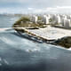Aerial view of the proposed new National Maritime Museum in Tianjin, China (Image: HAO+AI)