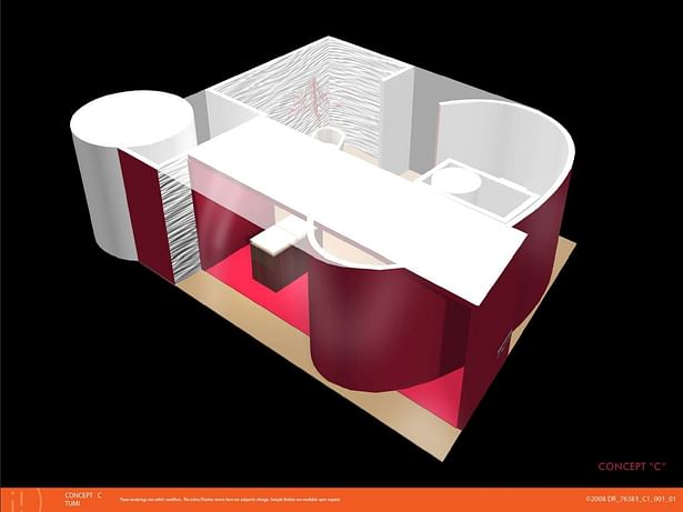 Isometric of booth
