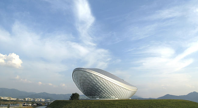 The Arc River Culture Theatre in Daegu, South Korea​ by Asymptote Architecture