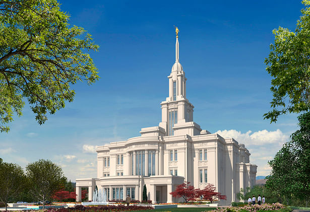 LDS Temple - Payson, Utah Exterior