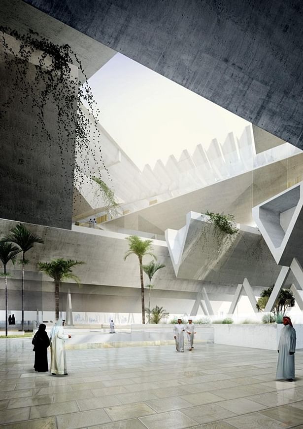 Qatar Courthouse. Render by Poliedro Architectural Visualizations http://www.poliedroestudio.com/