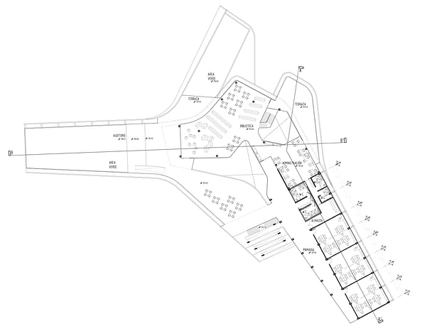 Segunda planta, primera etapa, momento 1 Second floor, first stage, moment 1 