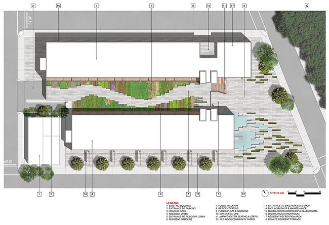 Site plan (Image: Samuel Pitnick)