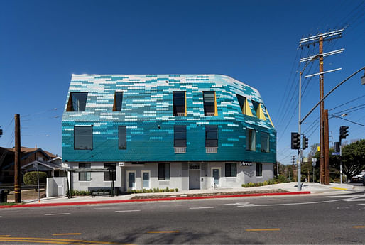 Monterey Co-Living (Los Angeles, CA) by Warren Techentin Architecture [WTARCH]. Image: Eric Staudenmaier. 