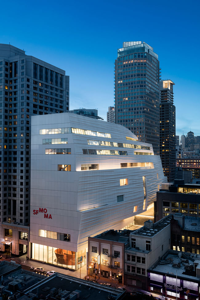 Snøhetta expansion of the new SFMOMA, 2016; photo: © Henrik Kam, courtesy SFMOMA.