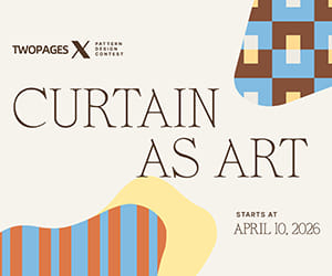 TWOPAGES X Design Contest 2026: Curtain As Art