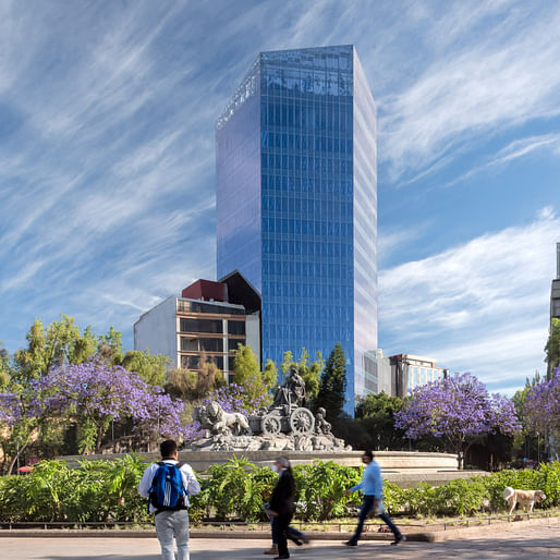 Torre Glorieta Cibeles in Mexico City. Image: CIMET Arquitectos