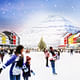 Klaksvík City Center Square: winter view (Image: Kubota & Bachmann Architects)