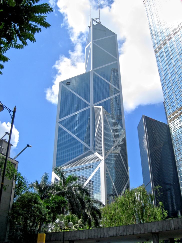 The Bank of China Tower by I.M. Pei. Image: Wikipedia.