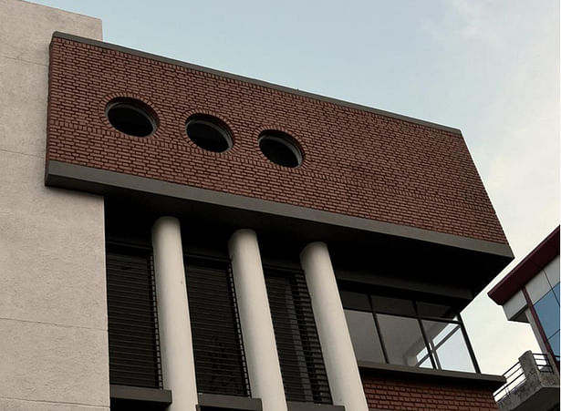 Exposed Brick Facade