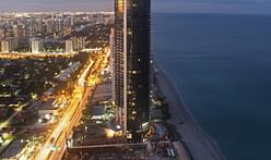 Check out the massive new car elevators inside the Porsche Design Tower in Miami