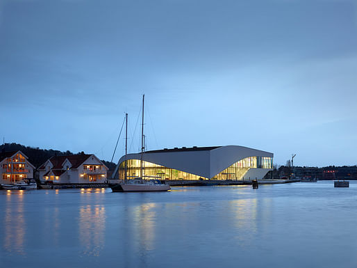 The new 3XN-designed 'The Arch' cultural center in Mandal, Norway (Image: 3XN)