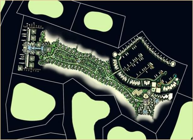 Rendered Site Plan - design & rendering by Hector Valverde