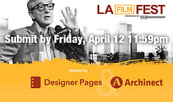 Only 4 more days to enter the LA Film Festival Design Competition! And we've got a new celebrity judge!