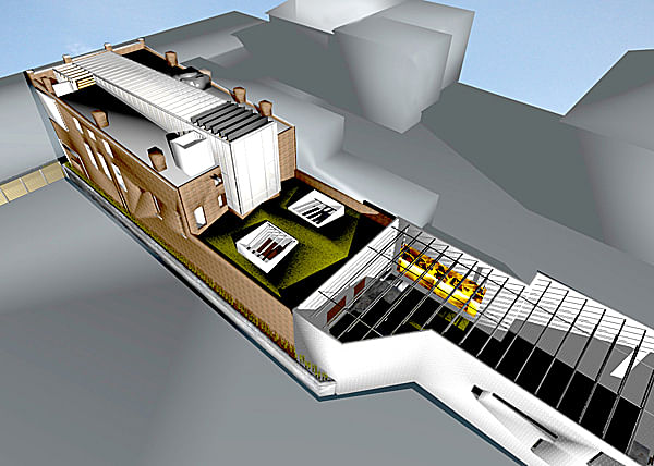 Digital rendering of The Green Building