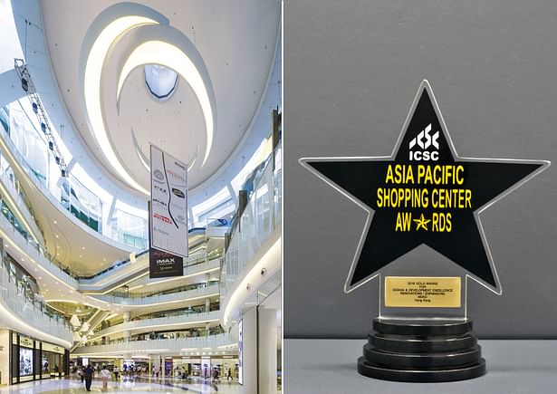 Aedas-designed MOKO in Hong Kong receives a Gold Award at ICSC Asia Pacific Shopping Center Awards 2016