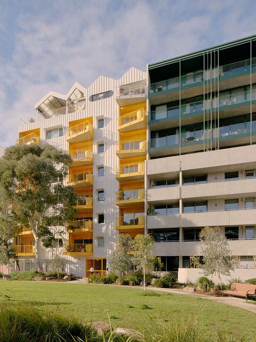 The Frederick Romberg Award for Residential Architecture winner Nightingale Village. Image courtesy of the Australian Institute of Architects