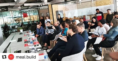 at MEAL - Middle East Architecture Laboratory in Dubai Design District with RAW-NYC Architects and Raya Ani #jury #additiveconstruction #3dprinting #construction #dubai #AA #emergenttechnologies #parametric #grasshopper #3dconcrete #digital #workshop #students #architecturestudents #future #design #innovation #rayaani #rawnycarchitects