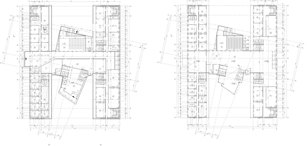 1, 2 floor plan / GALANOV ARCHITECTS