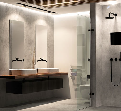 Bathroom in London city interior design