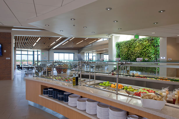 Interior View of Salad Bar [looking West]
