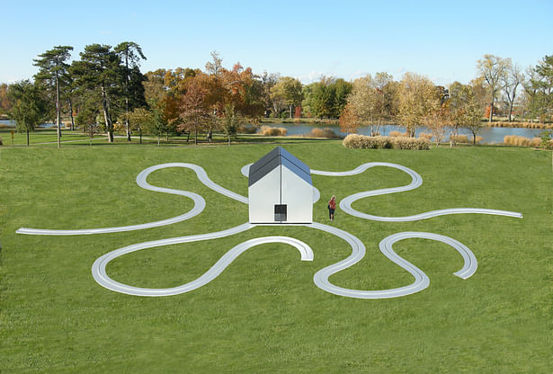 The Interactive Fragmented Meandering House.