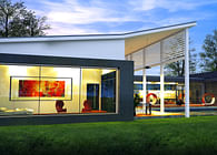 3D RENDERING - MODERN CAPE COD DESIGN 