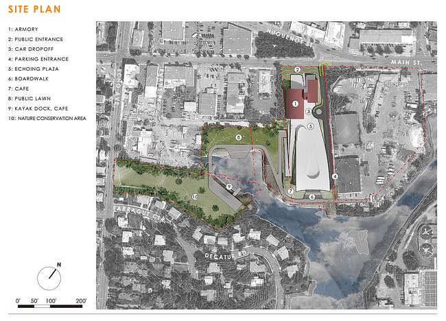 Site plan. Echoing Plateau by Toshiki Hirano. Image courtesy of Toshiki Hirano.