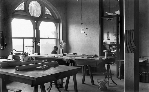 #1106 Drafting Room G.&S.I. RR Office 1/29/1905