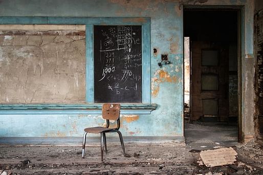 Photographer Johnny Joo has documented dozens of shuttered schools throughout the Eastern U.S. (via mirror.co.uk)