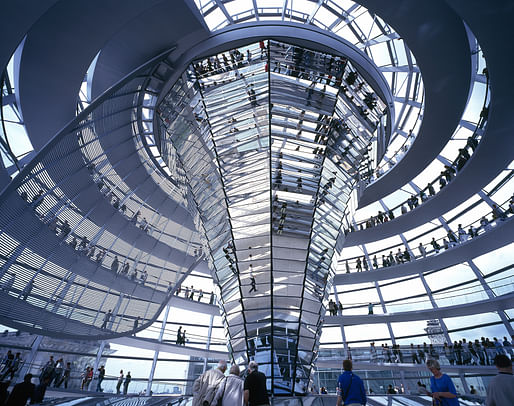 1999 - Reichstag, New German Parliament, Berlin, Germany. Photo credit: Foster + Partners.
