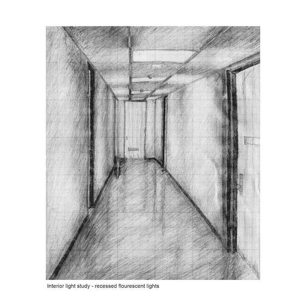 Hallway lighting sketch