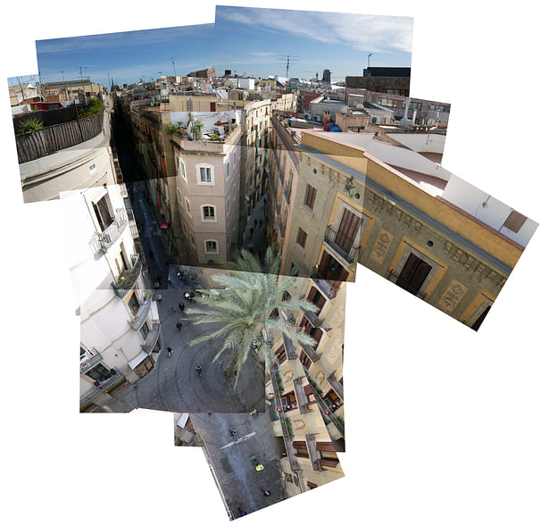 Photomerged view from the roof of Jovellanos 1.