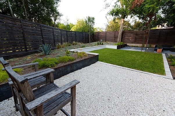 Gravel / Limestone seating area