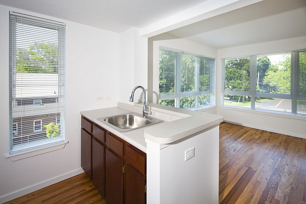 Interior view 2 br apartments, Photo:Sergio Gomez