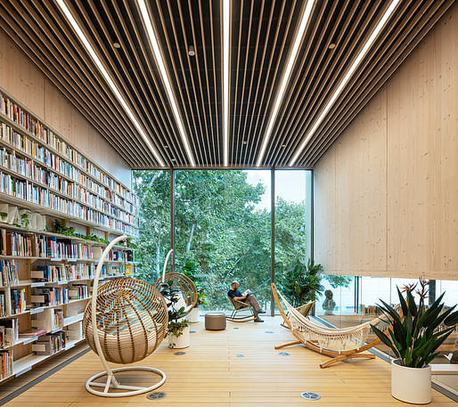 Gabriel García Márquez Library, Barcelona, Spain, by SUMA Arquitectura. Image courtesy Jesús Granada.