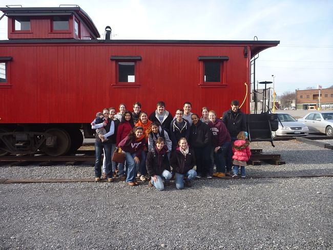 Group photo at the Railway Heritage Center!