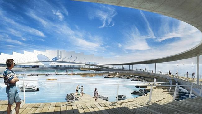 St. Petersburg Pier proposal by Wannemacher Jensen Architects. Image © Wannemacher Jensen Architects.