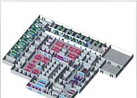 3D R&D Facility Plan Test Fit