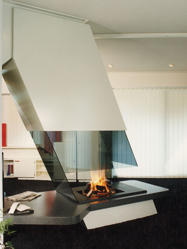 Bloch Design contemporary fireplace