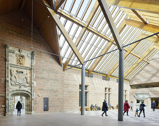 The 2024 RIAS Andrew Doolan Best Building in Scotland Award winner Burrell Collection from John McAslan + Partners. Image: Hufton + Crow